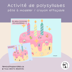 Jeux éducatifs vocabulaire anniversaire enfant