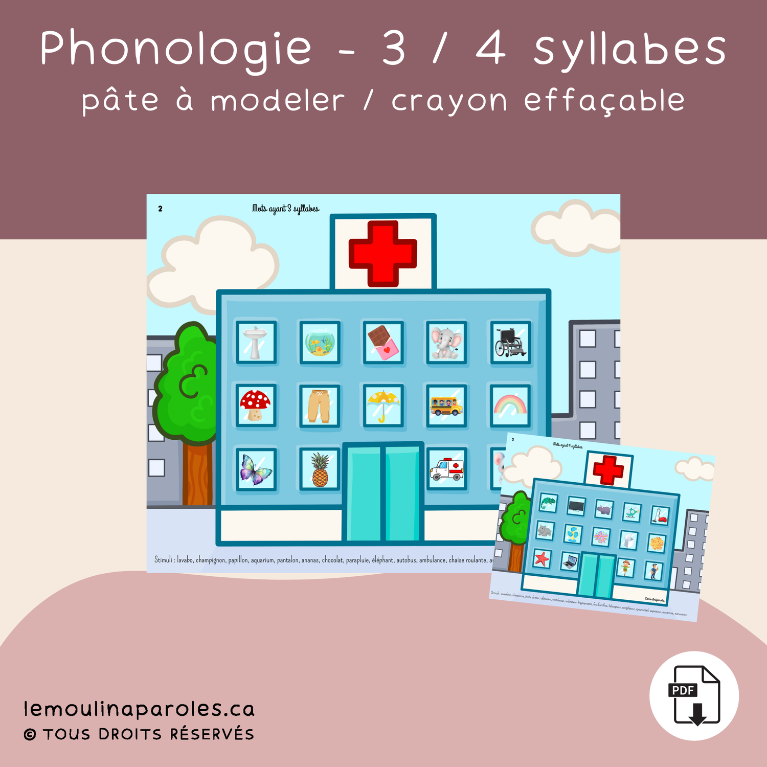 Le grand ménage 3 et 4 syllabes