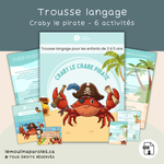 Trousse imprimée clé en main de stimulation du langage avec activités éducatives pour enfants – Le Moulin à Paroles
