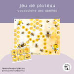 Jeu éducatif sons B L enfants matériel orthophonie abeilles
