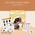 Jeu des ombres de Molly avec personnages d’Halloween, objets associés et défis moteurs pour enfants de 3 à 5 ans.