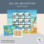 Trousse langage île des pirates pour enfants avec activités éducatives imprimables préscolaire