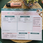 Bloc-notes langage enfant format 8.5 x 11 imprimé au Québec suivi structuré