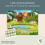 Activités préscolaire dinosaures langage