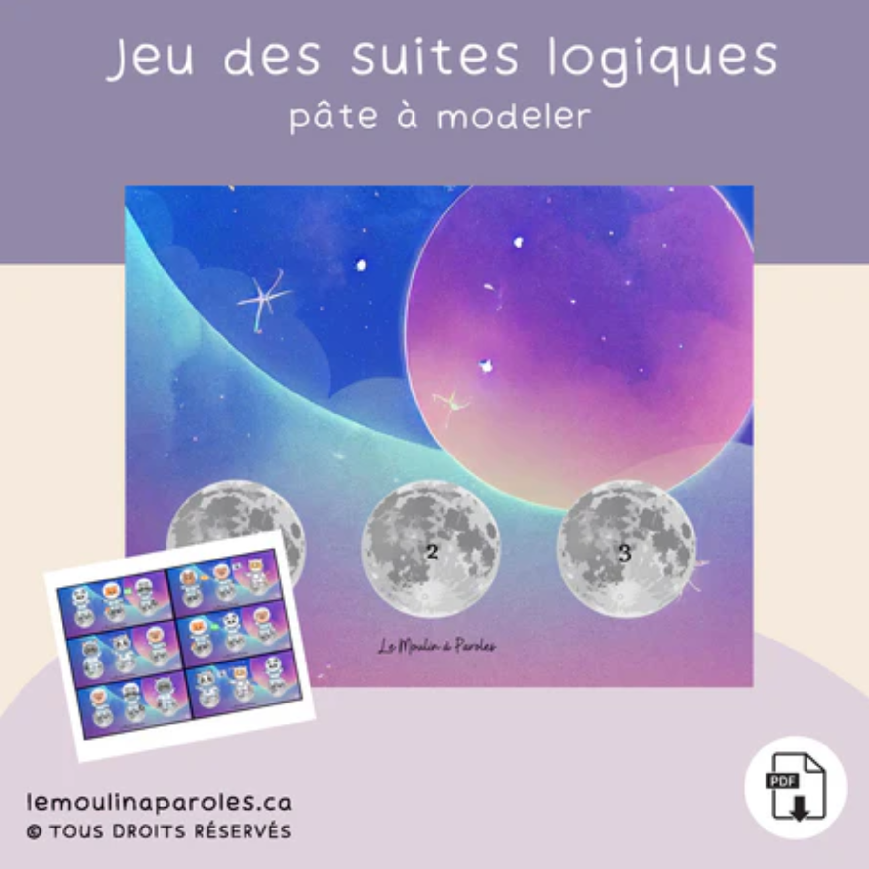 Jeux éducatifs espace préscolaire