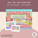 Trousse langage métiers pour enfants avec activités éducatives imprimables préscolaire