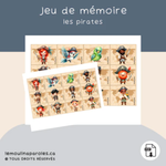 Trousse langage thème pirates pour enfants préscolaires avec activités éducatives imprimables