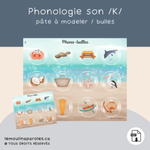 Trousse langage à la plage avec activités éducatives imprimables pour enfants