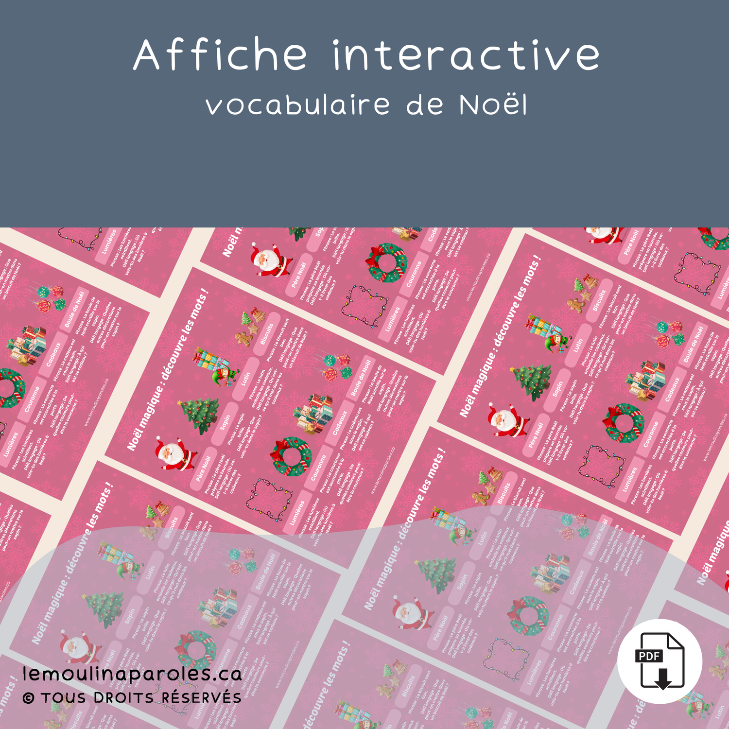 Activités de Noël pour Stimuler le Langage – Enfants 3 à 8 ans