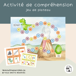 Activités préscolaire dinosaures langage