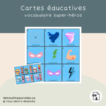 Trousse langage super-héros pour enfants avec activités éducatives imprimables préscolaire
