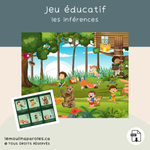 Jeux éducatifs vocabulaire camping enfant