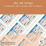 Jeu de catégorisation moyens de transport air terre mer activité langage enfant