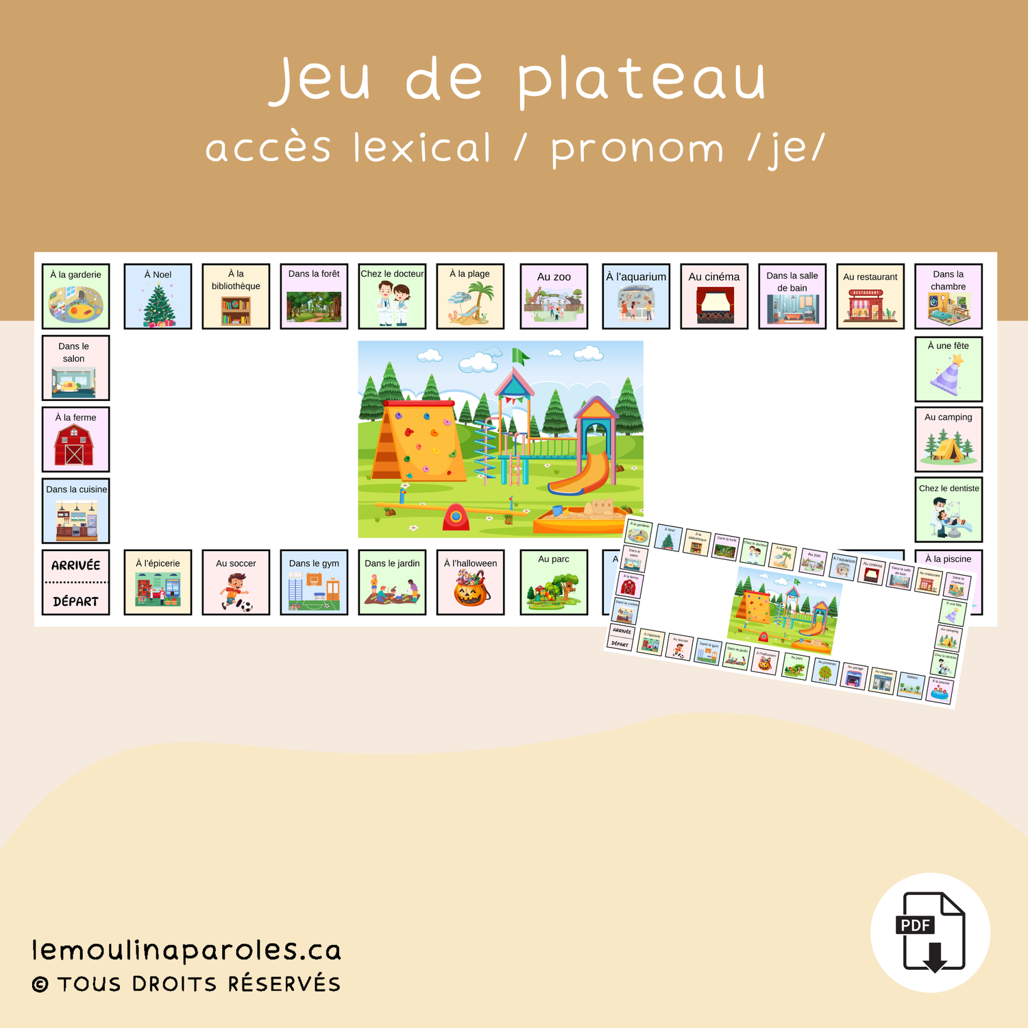 Jeu de plateau - thématique