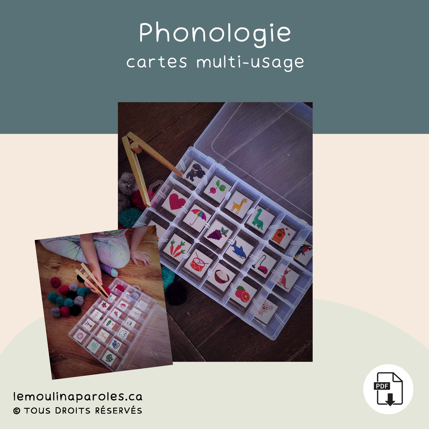 Cartes de boîte à sons - 320 cartes