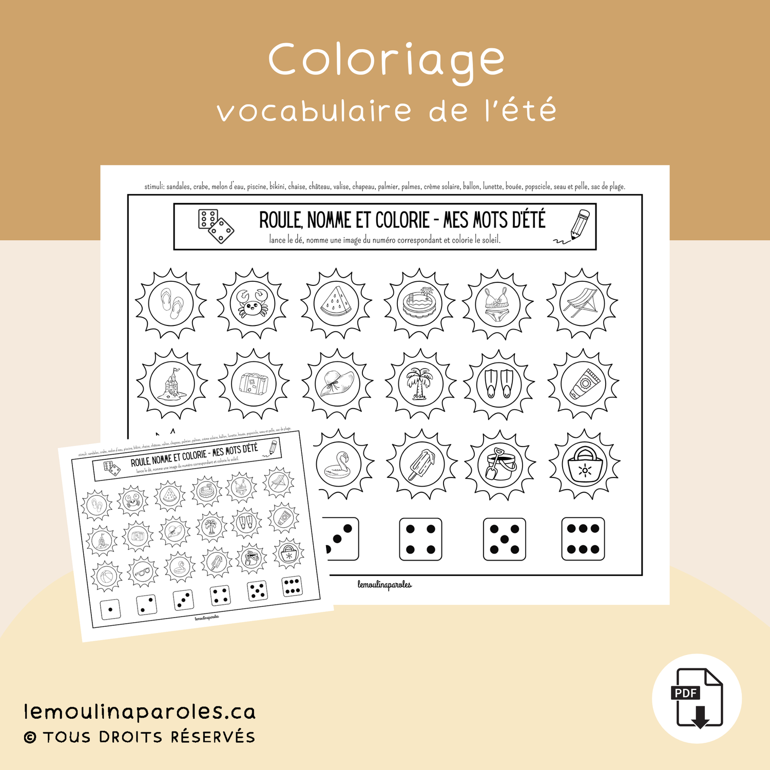 Roule & nomme - les mots d'été