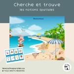 Trousse langage à la plage avec activités éducatives imprimables pour enfants