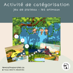 Activités langage préscolaire thème animaux imprimable