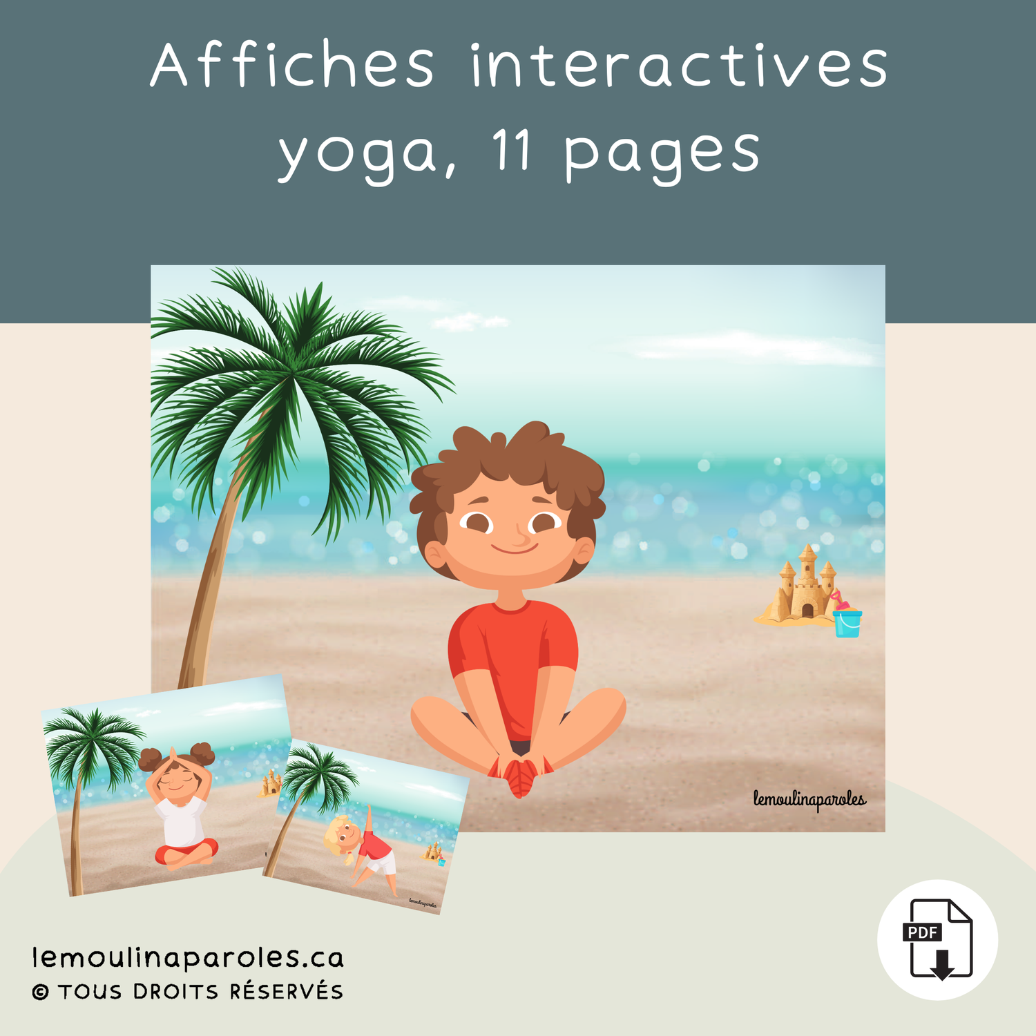 Yoga à la plage