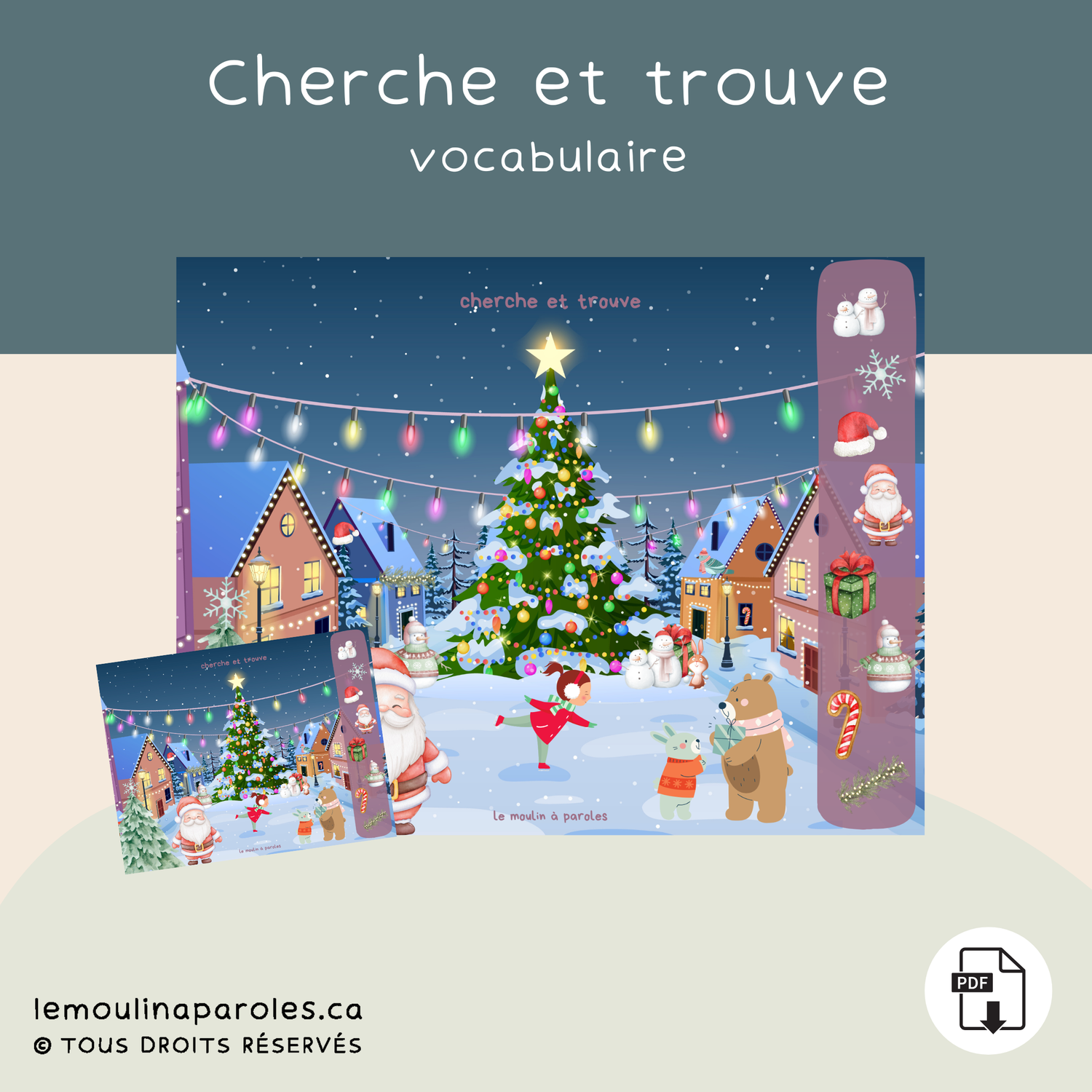 Cherche et trouve de Noël