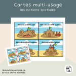 Trousse langage à la plage avec activités éducatives imprimables pour enfants