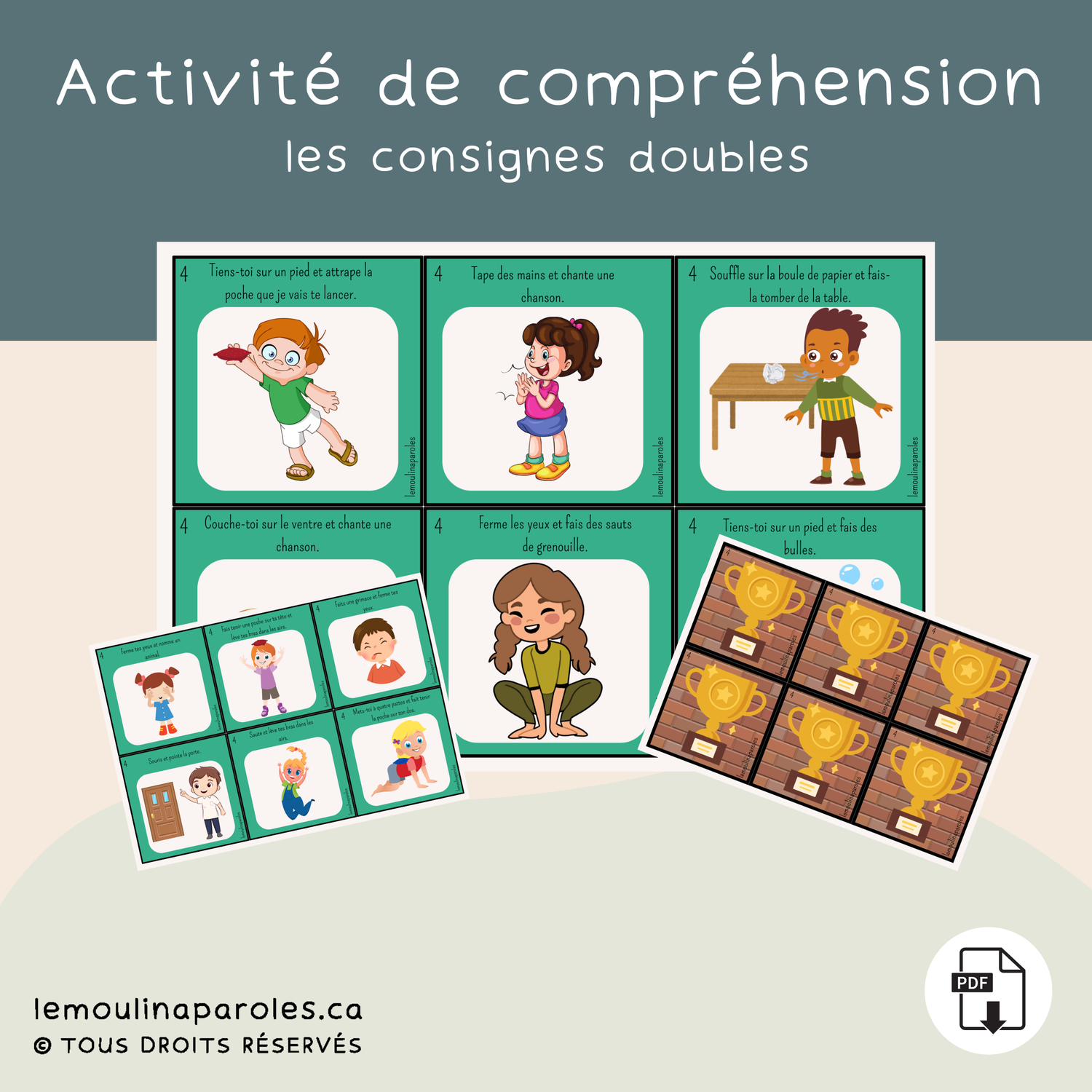 Mes défis olympiques - consignes doubles