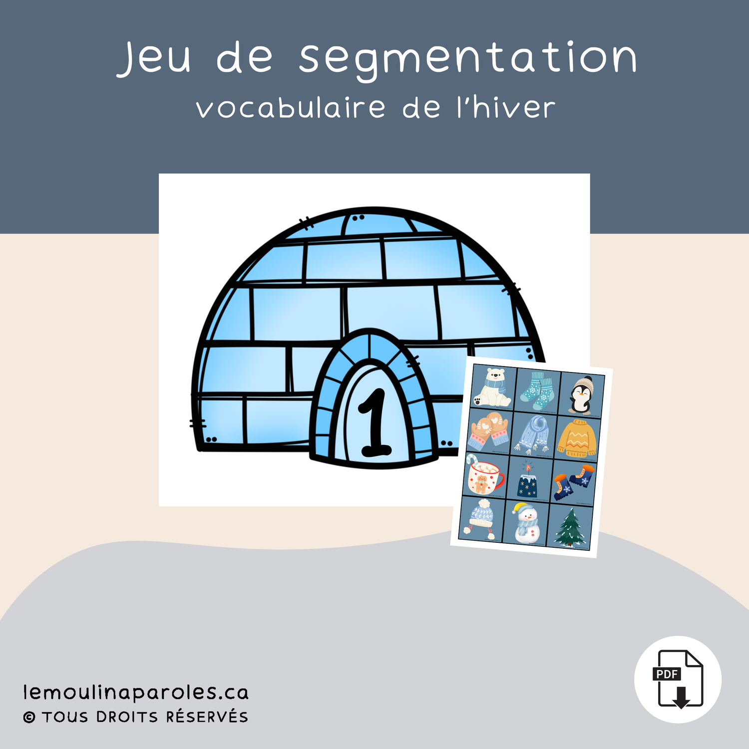 Les igloos des syllabes