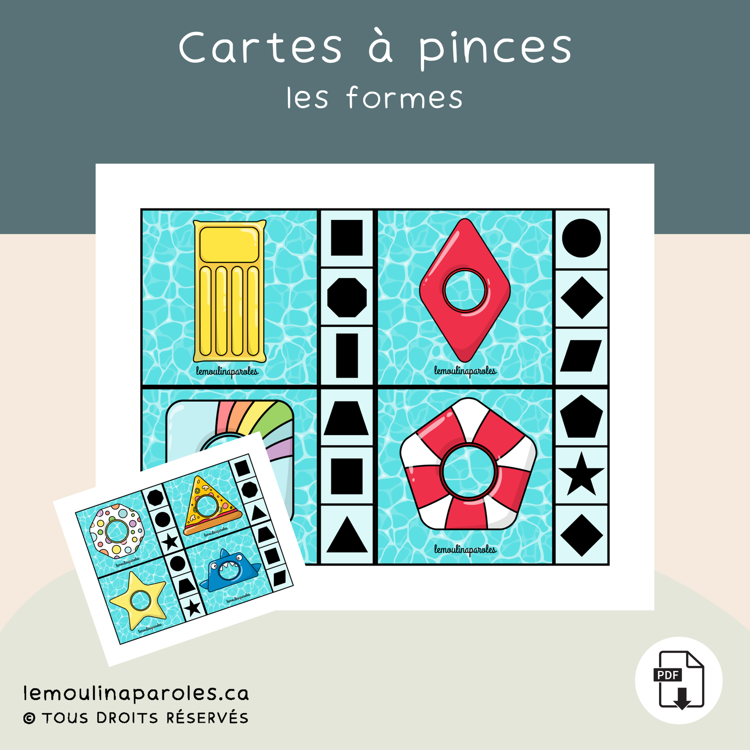 Les bouées gonflables