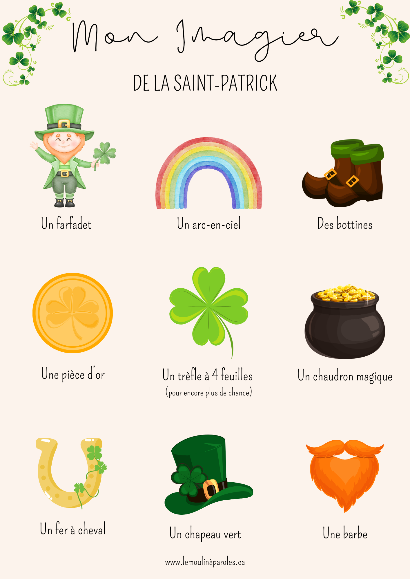 Affiche de la Saint-Patrick