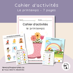 cahier activité printemps enfant PDF langage observation association éducatif 3-6 ans