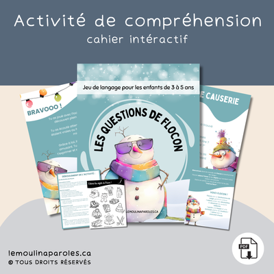 Les questions de Flocon – Jeu éducatif hiver pour enfants (3 à 5 ans)