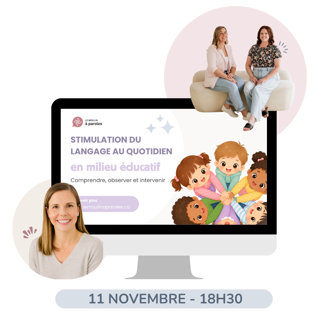 Stimulation du langage au quotidien en milieu éducatif