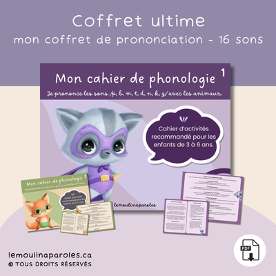 Coffret de phonologie – Stimulation du langage oral (3 à 6 ans)