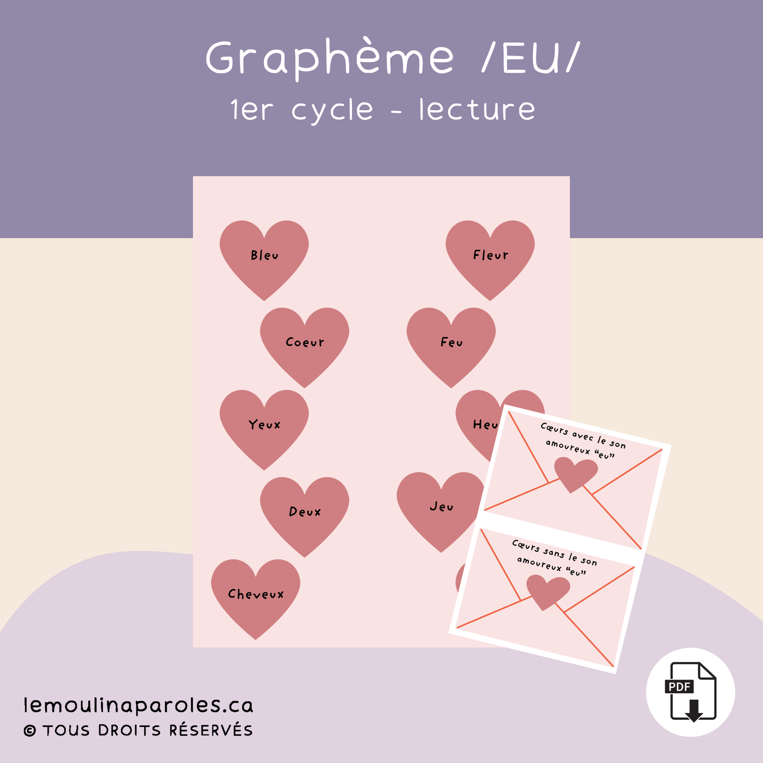 Chasse aux coeurs /EU/ - 1er cycle