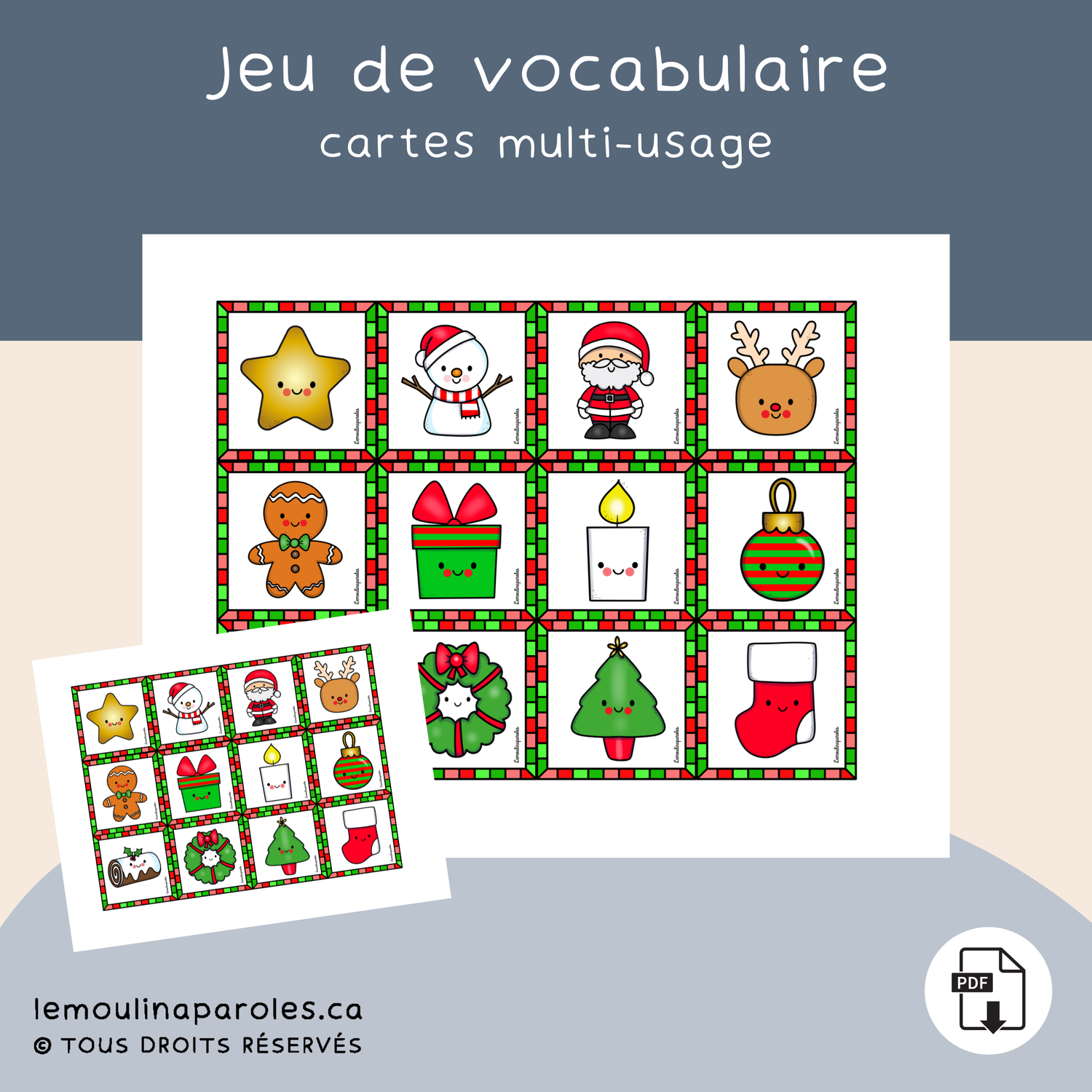 Cartes vocabulaire