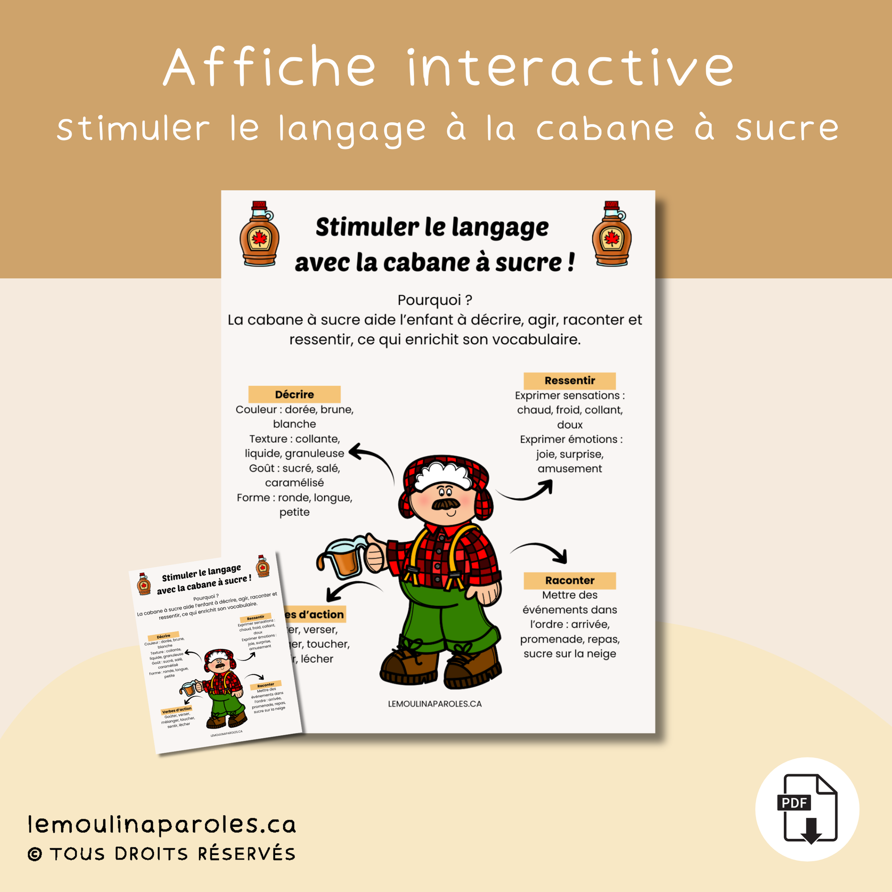 Outil éducatif stimulation du langage enfants