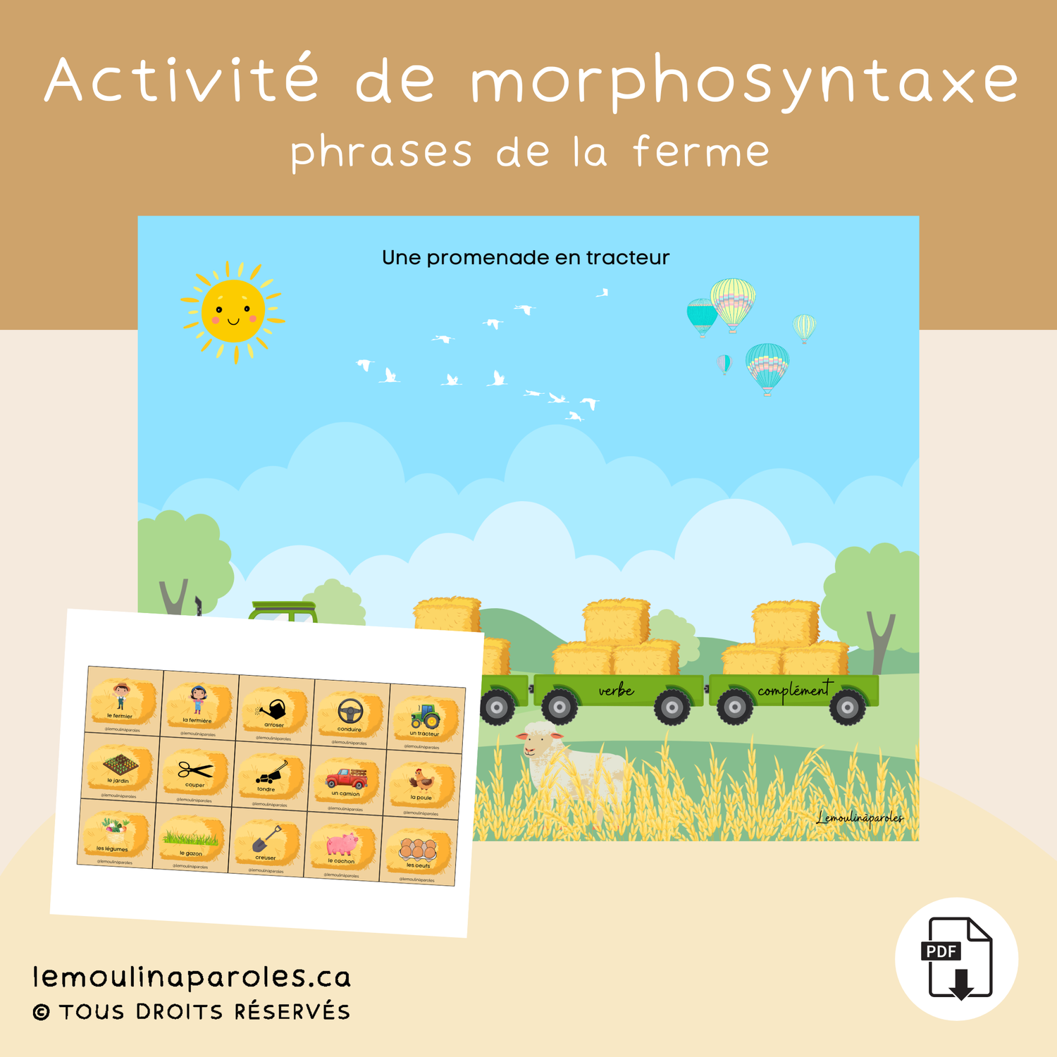 Une promenade en tracteur