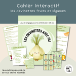 Jeu de langage Les devinettes avec Oli – stimulation du langage 3 à 6 ans