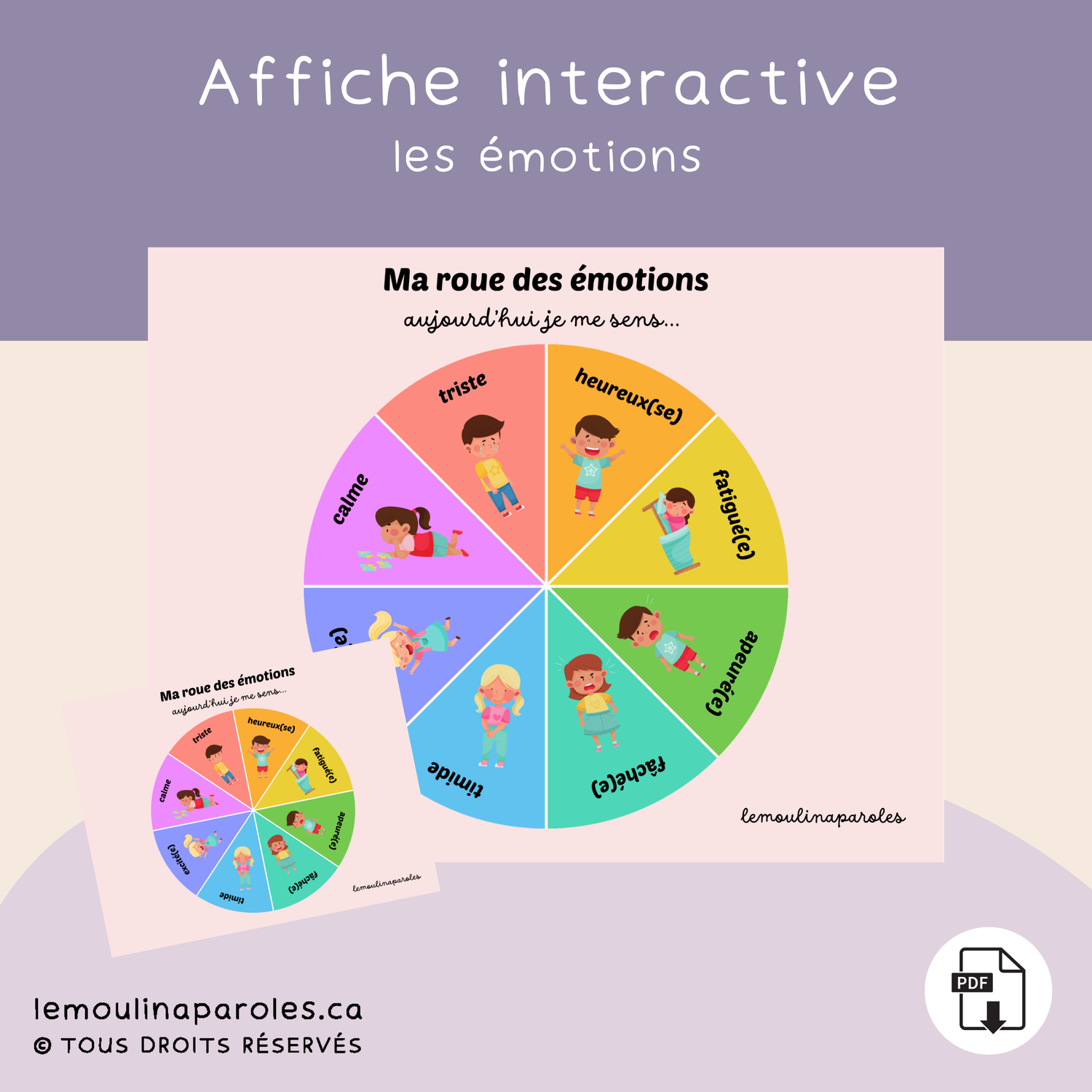 Ma roue des émotions