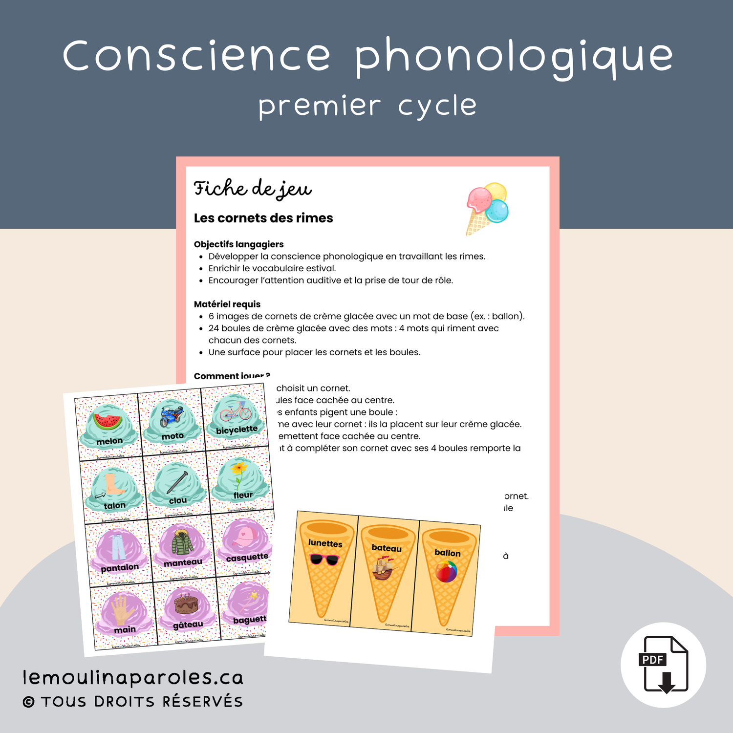 Les cornets des rimes