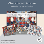 cherche et trouve pour pratiquer la description - stimulation du langage