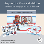 Jeu de segmentation syllabique hockey enfants plateau buts
Cartes hockey éducatives pour travailler les syllabes
Activité langage enfants thème hockey PDF imprimable
Jeu éducatif hockey conscience phonologique enfants